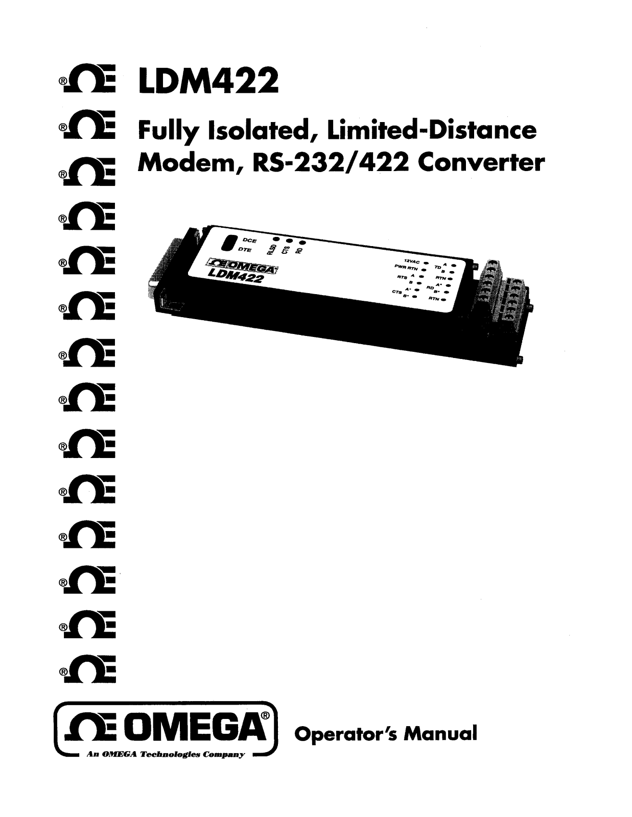 Omega LDM422 User guide - ManualMachine.com