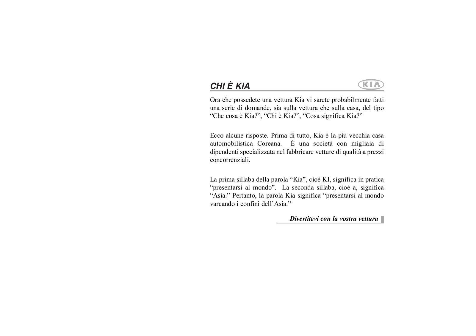 Kia Opirus 2006 Owner's Manual