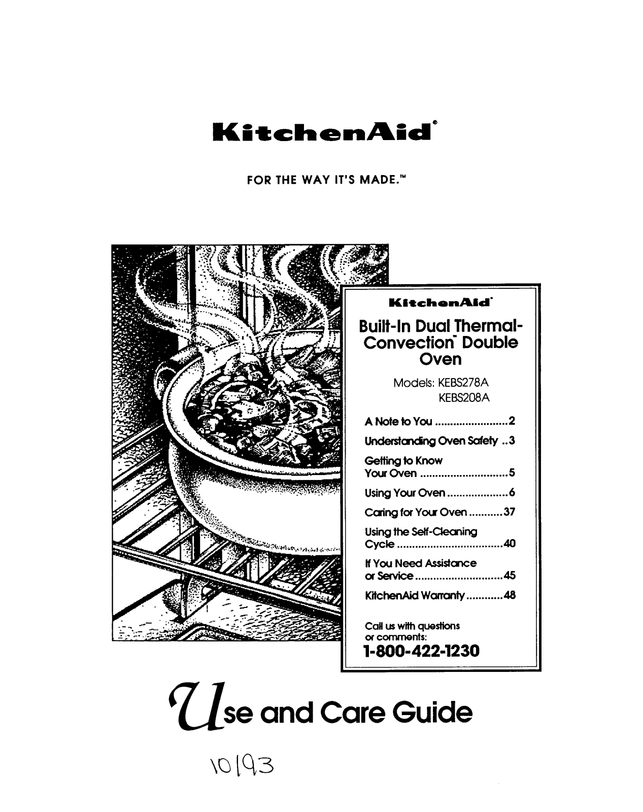 KitchenAid KEBS208A, KEBS278A User Manual