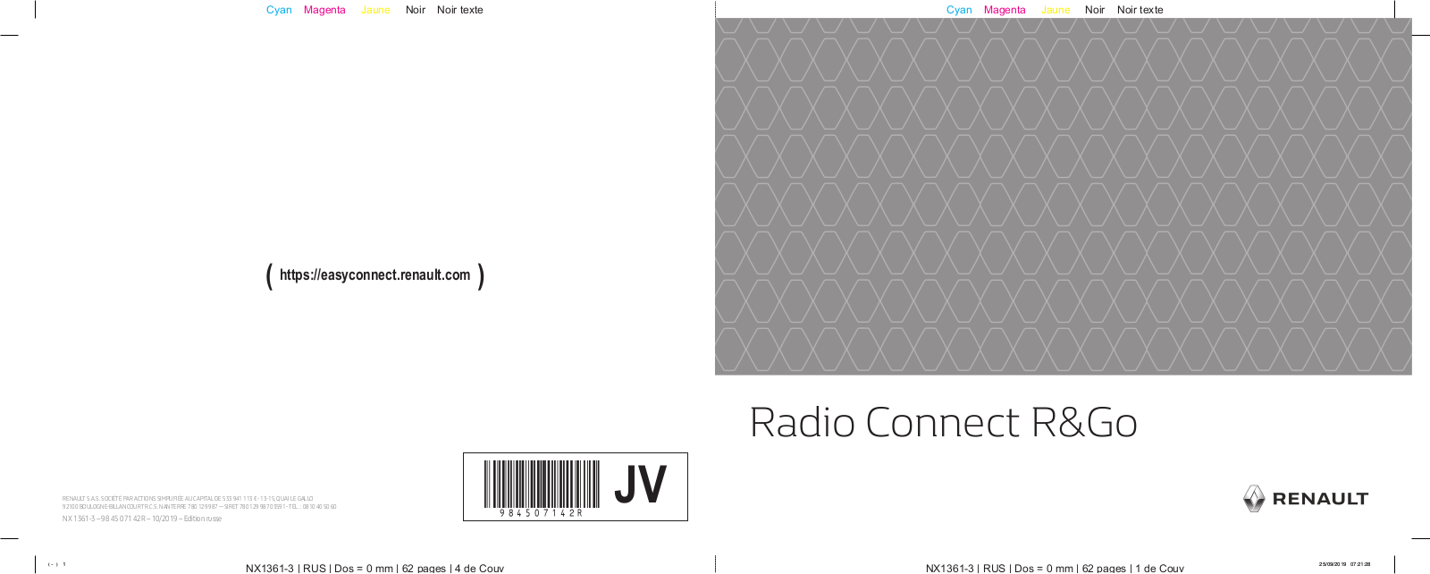 Renault Radio Connect R&Go User Manual