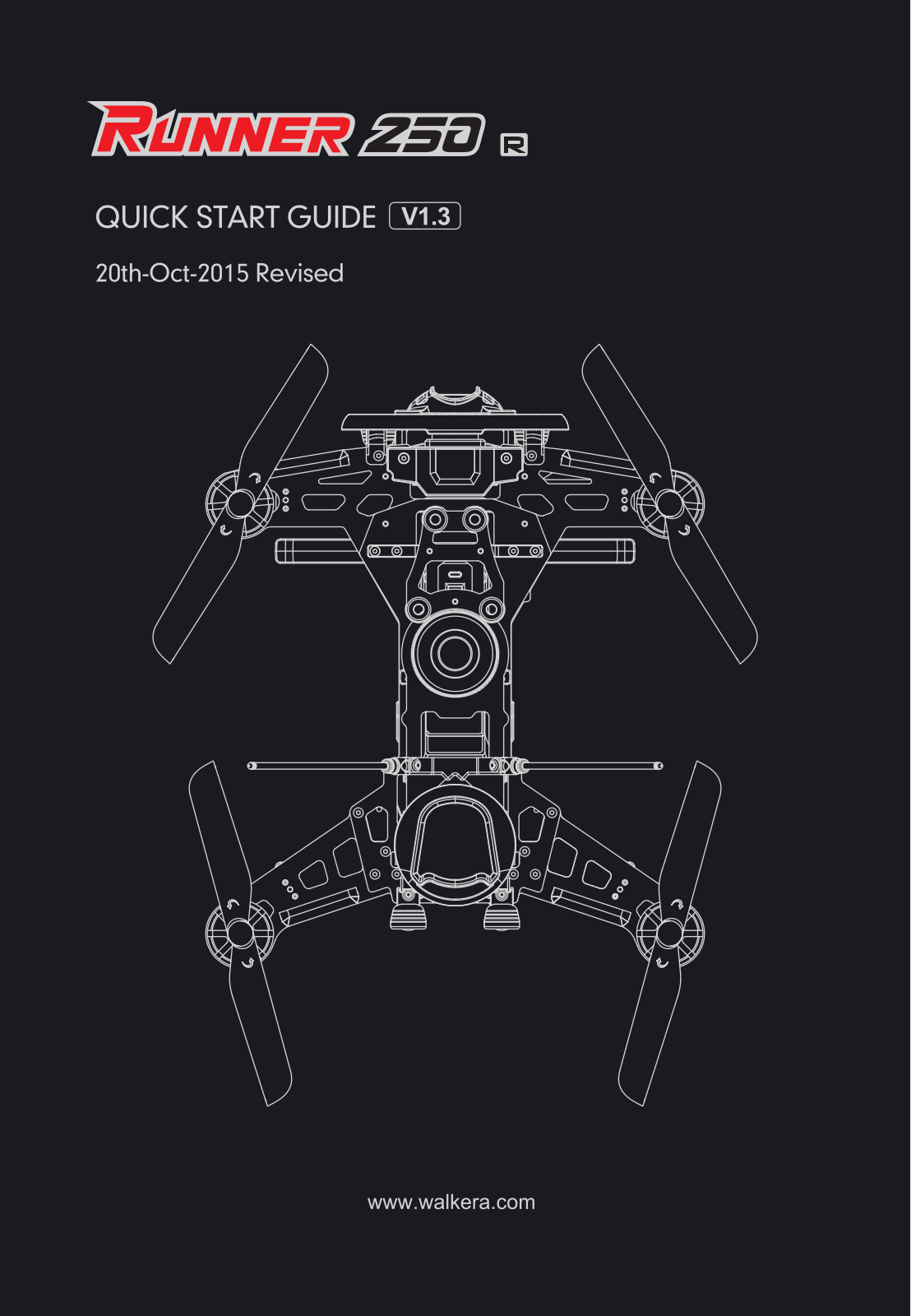 Walkera RUNNER 230 Quick Start Manual