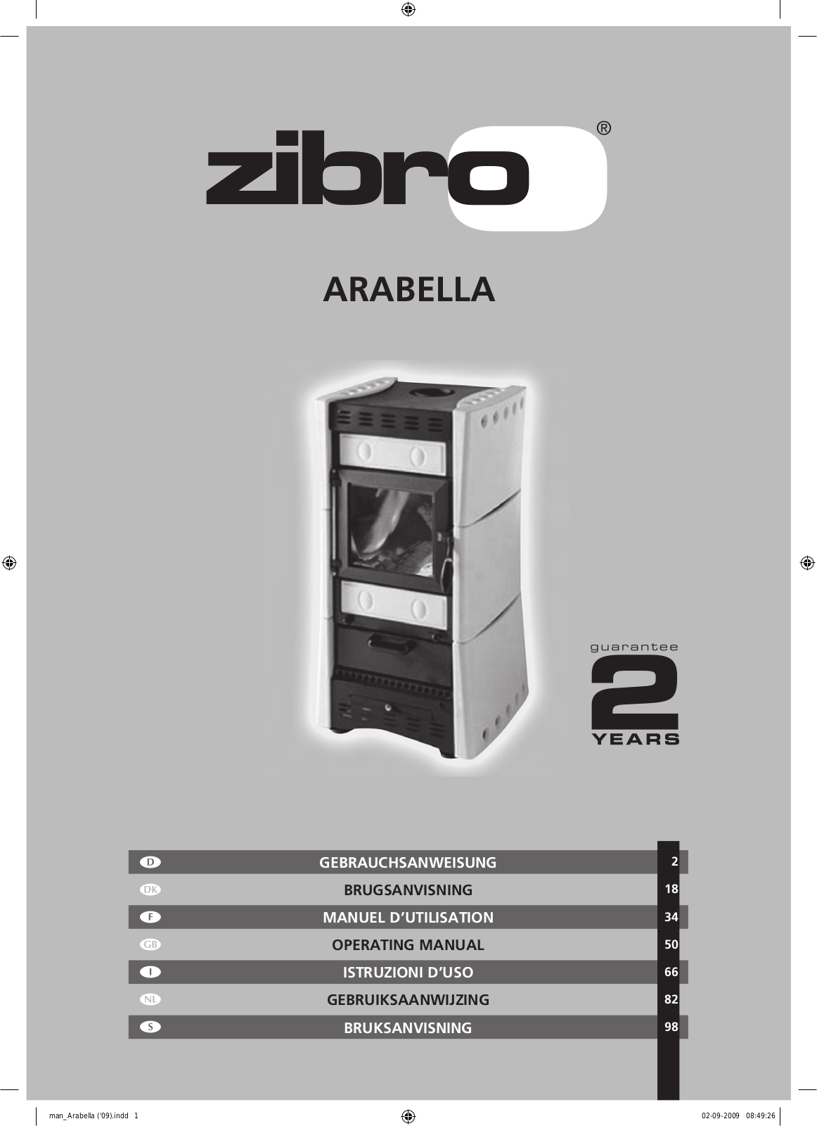 Zibro ARABELLA User Manual