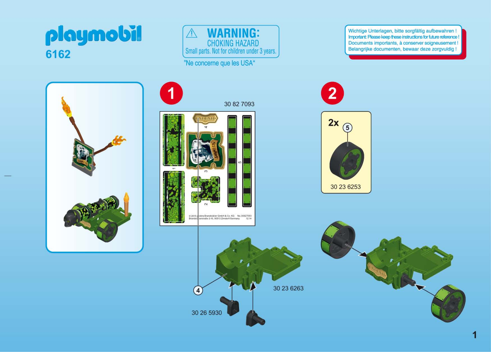 Playmobil 6162 Instructions