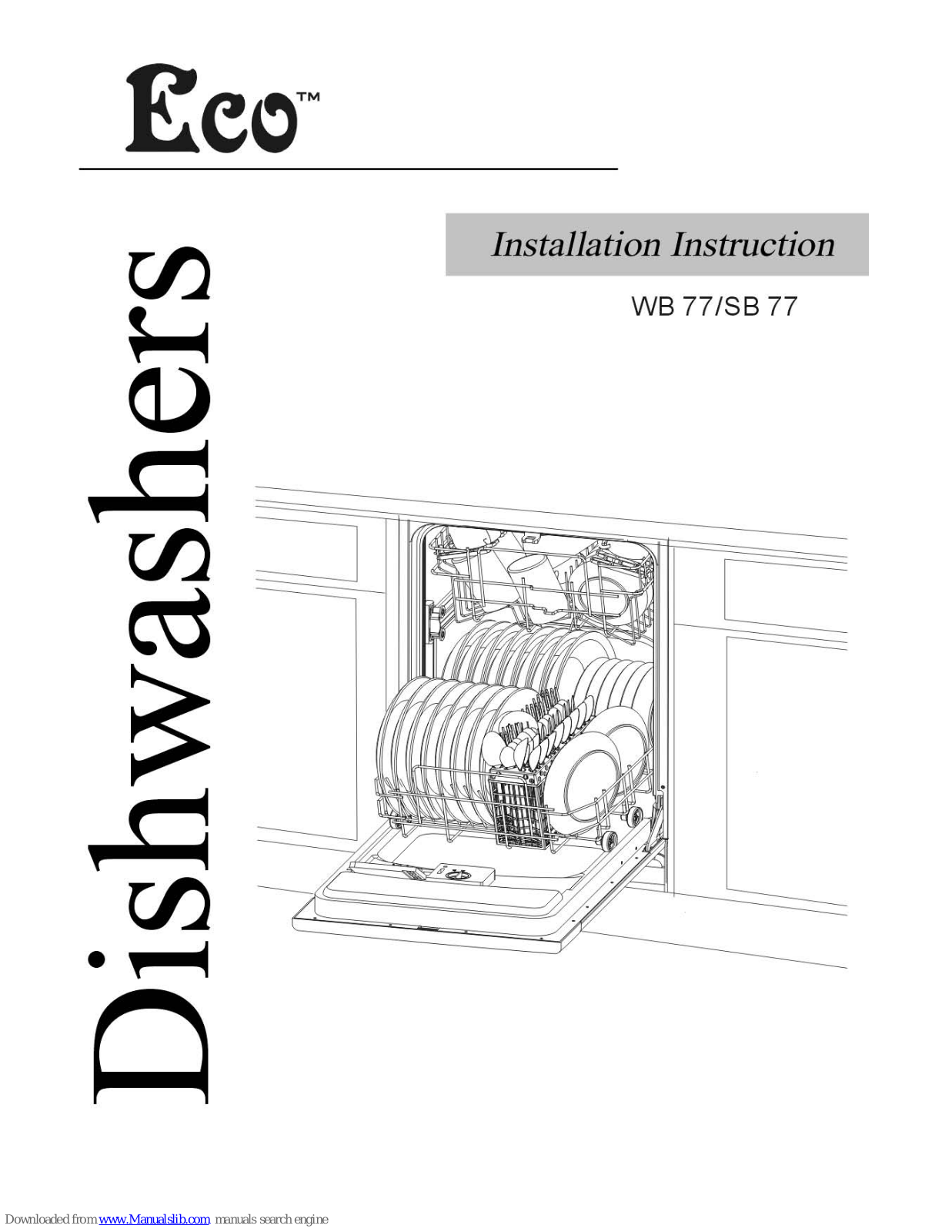 Equator SB77, WB77, Eco SB77, Eco WB77 Installation Instructions Manual