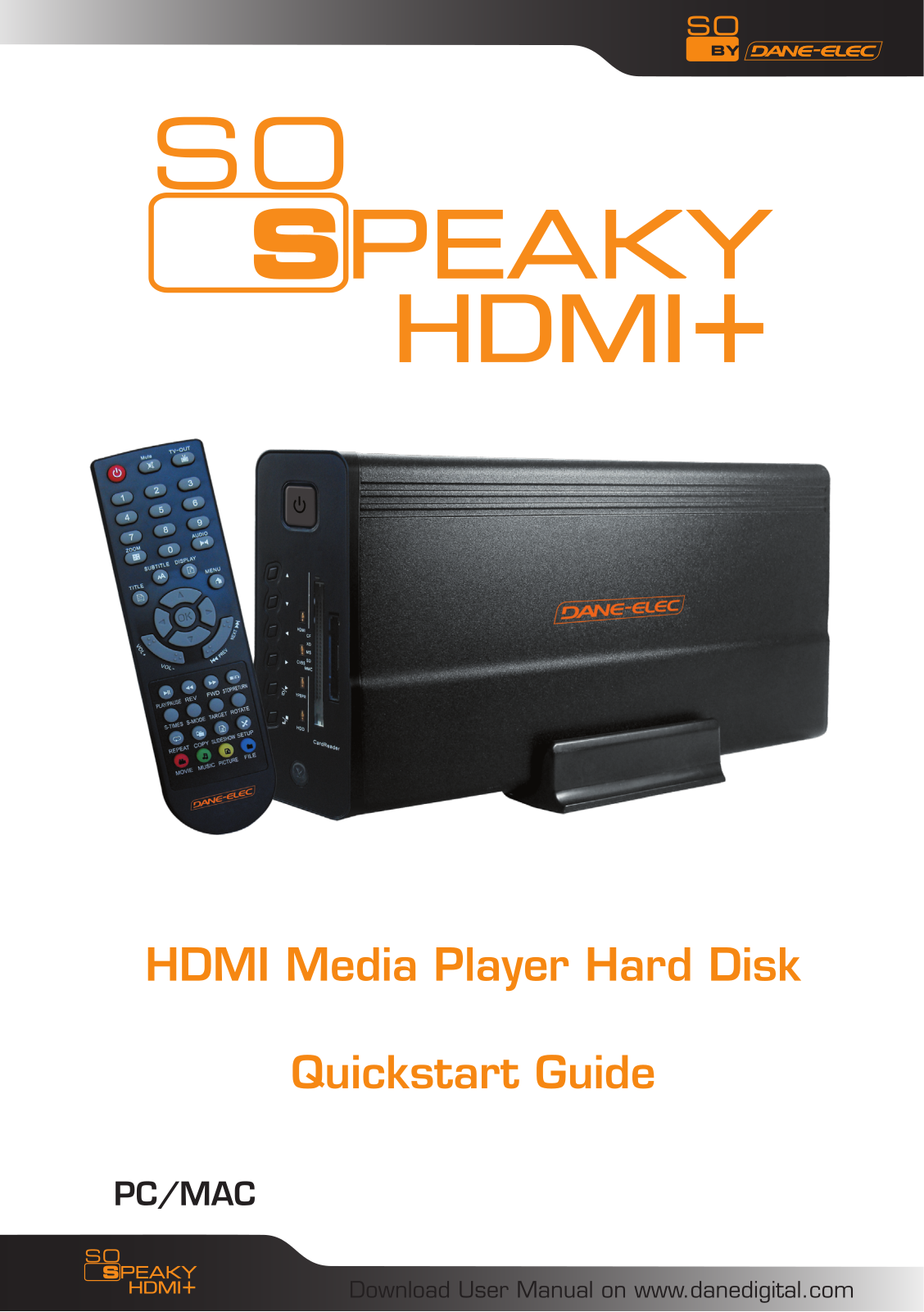 DANE-ELEC SO SPEAKY HDMI+ SK5 User Manual