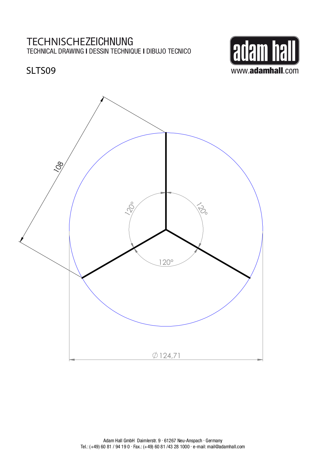 Adam Hall SLTS 09 User guide - ManualMachine.com
