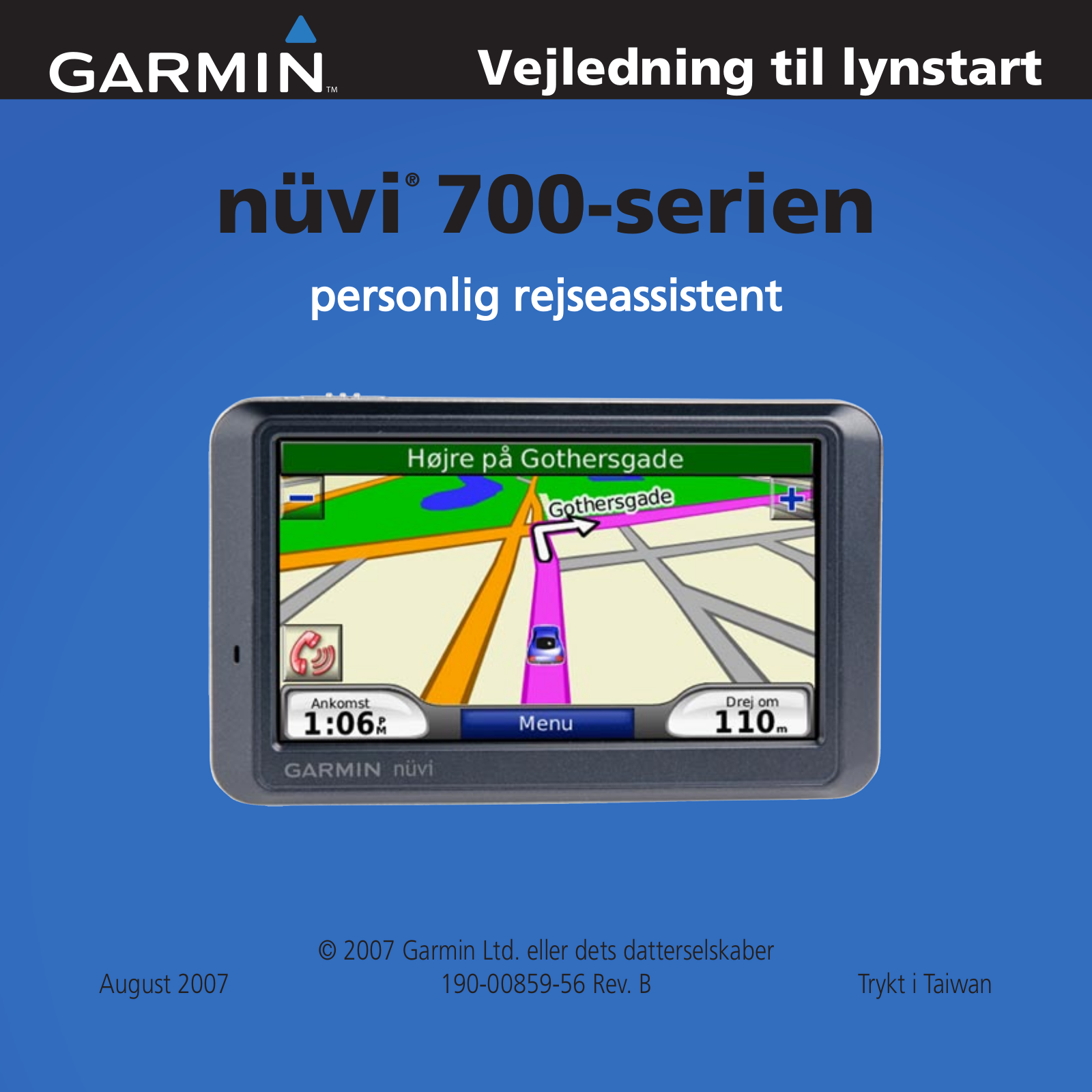 Garmin nüvi 760, nüvi 770, nüvi 750 quick reference guide