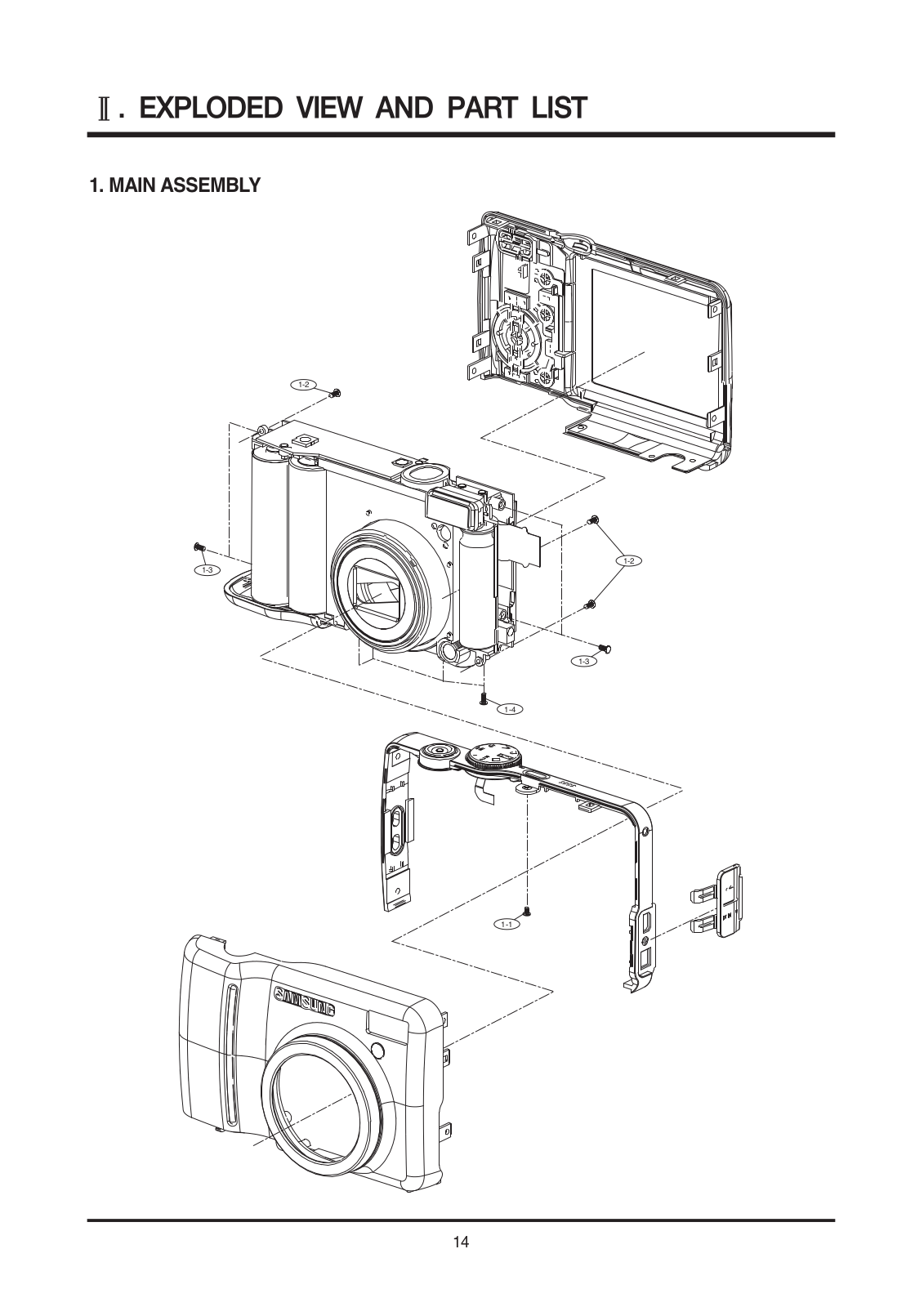 samsung S85, D85 Exploded View