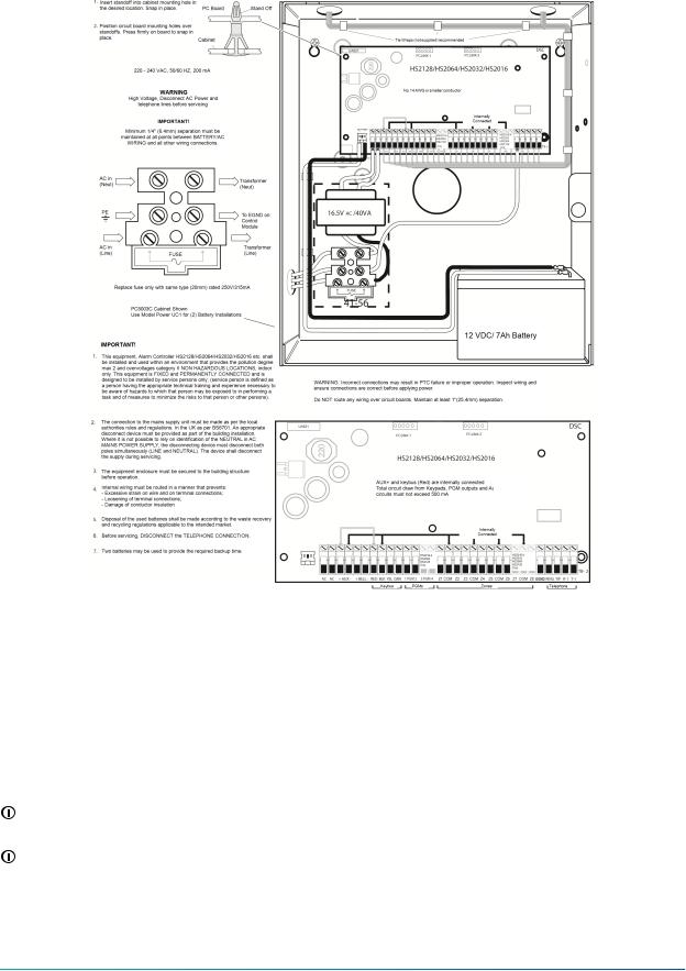 Johnson Controls HS2016, HS2032, HS2064, HS2128 Reference Manual