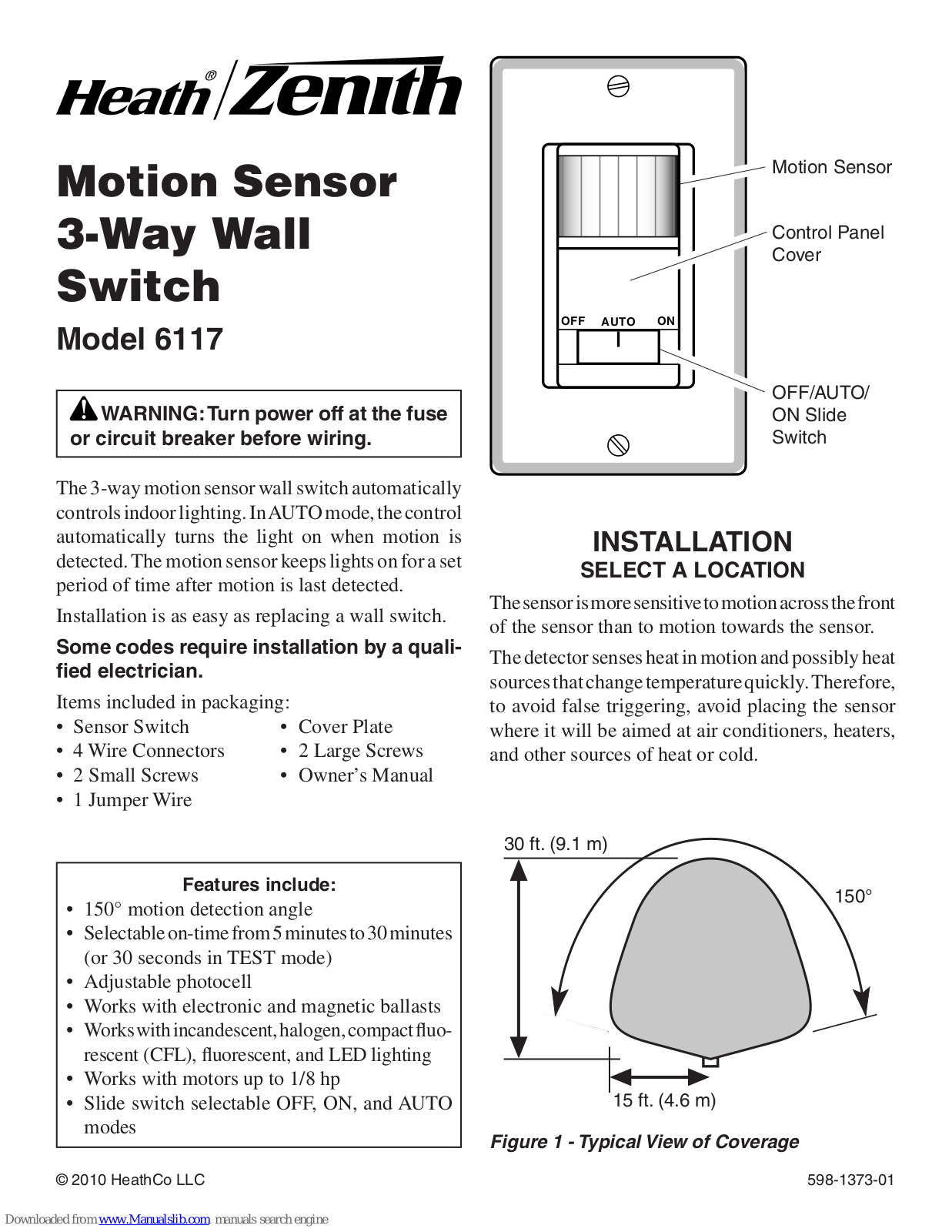 Heath Zenith 6117 User Manual