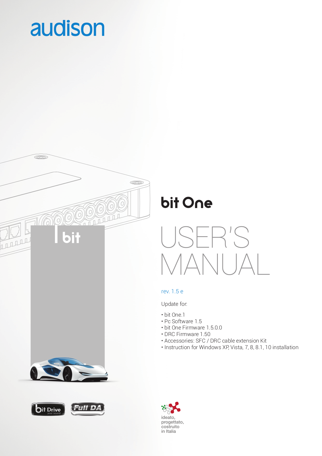 Audison Bit One operation manual