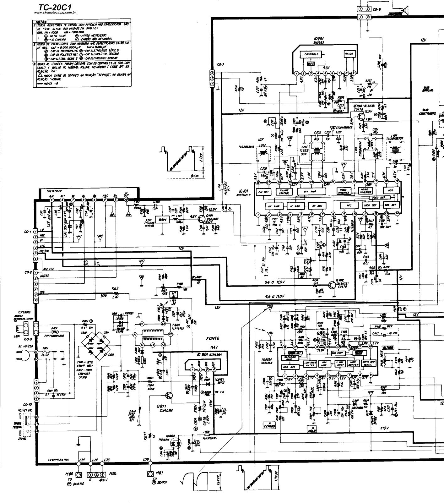 Panasonic TC-20C1 Service Manual