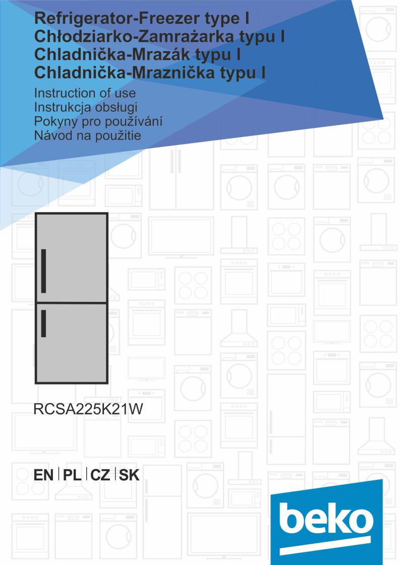 Beko RCSA225K21W User manual