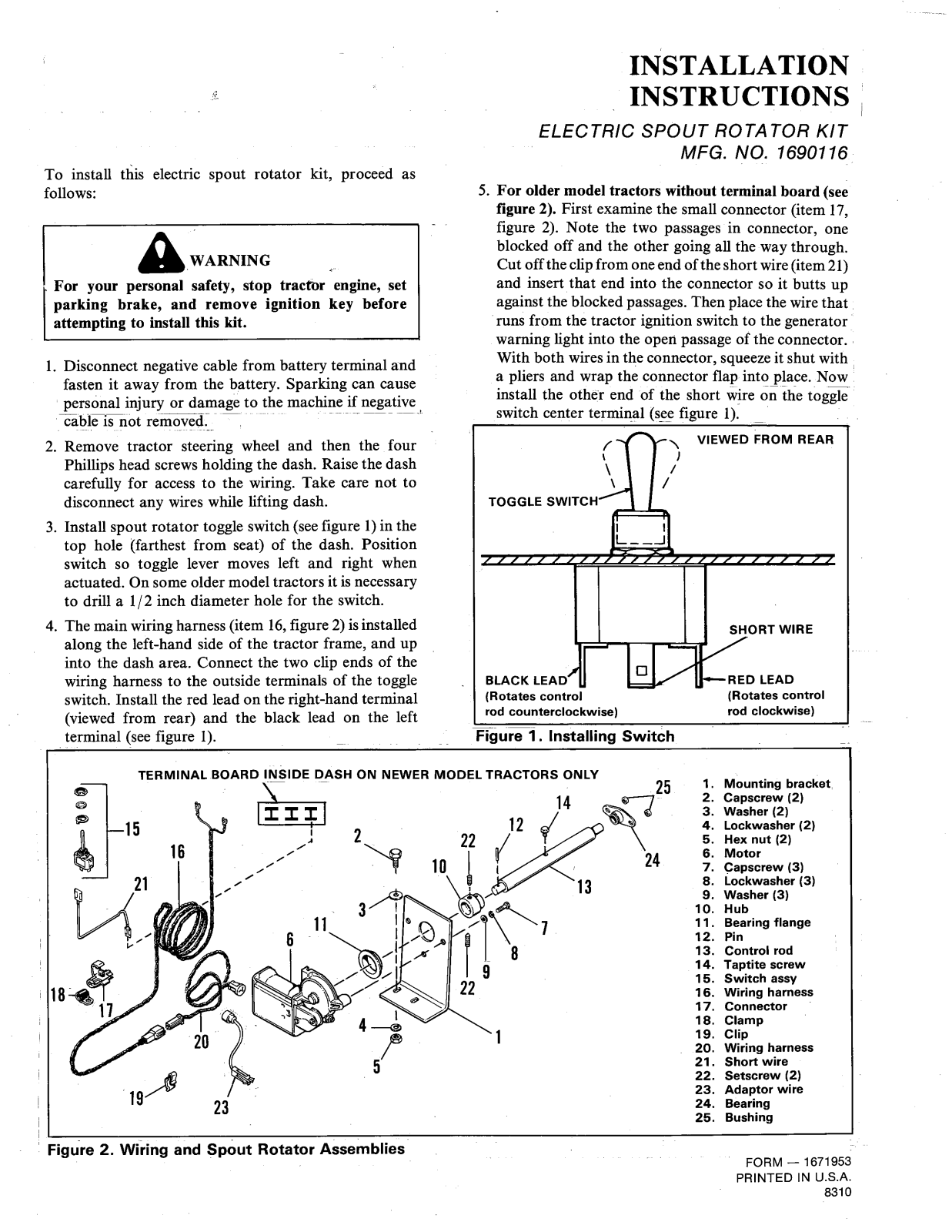 Snapper 1690116 User Manual