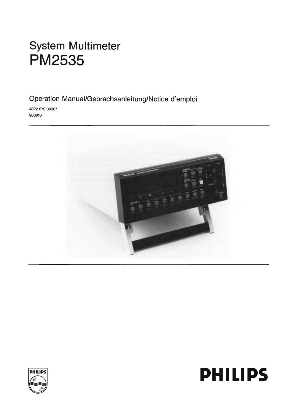Philips PM2535 User Manual