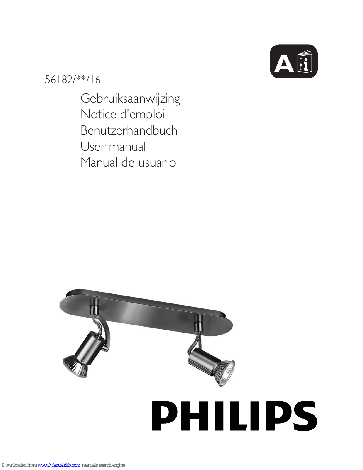 Philips 56182-17-16, 56182/**/16 User Manual