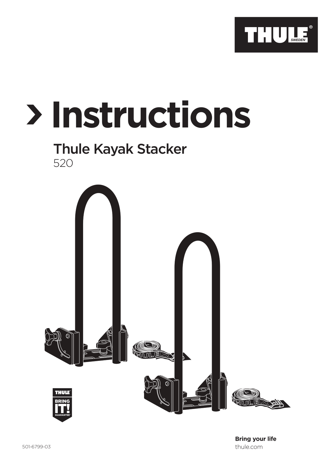 Thule Kayak Stacker 520 Instructions Manual