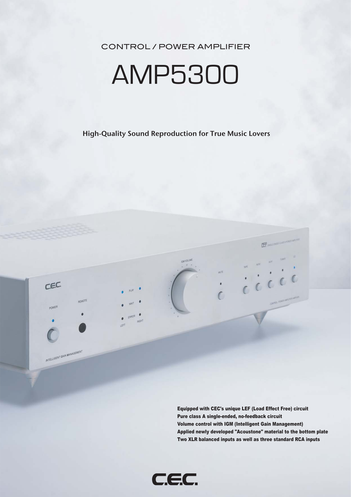 C.E.C. AMP-5300 Brochure