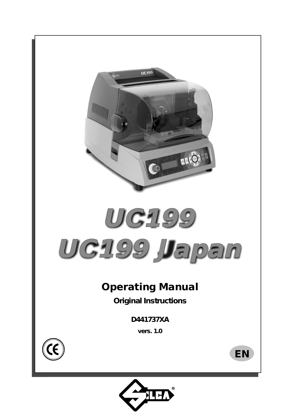 Silca UC 199, UC 199 Japan Operating Manual