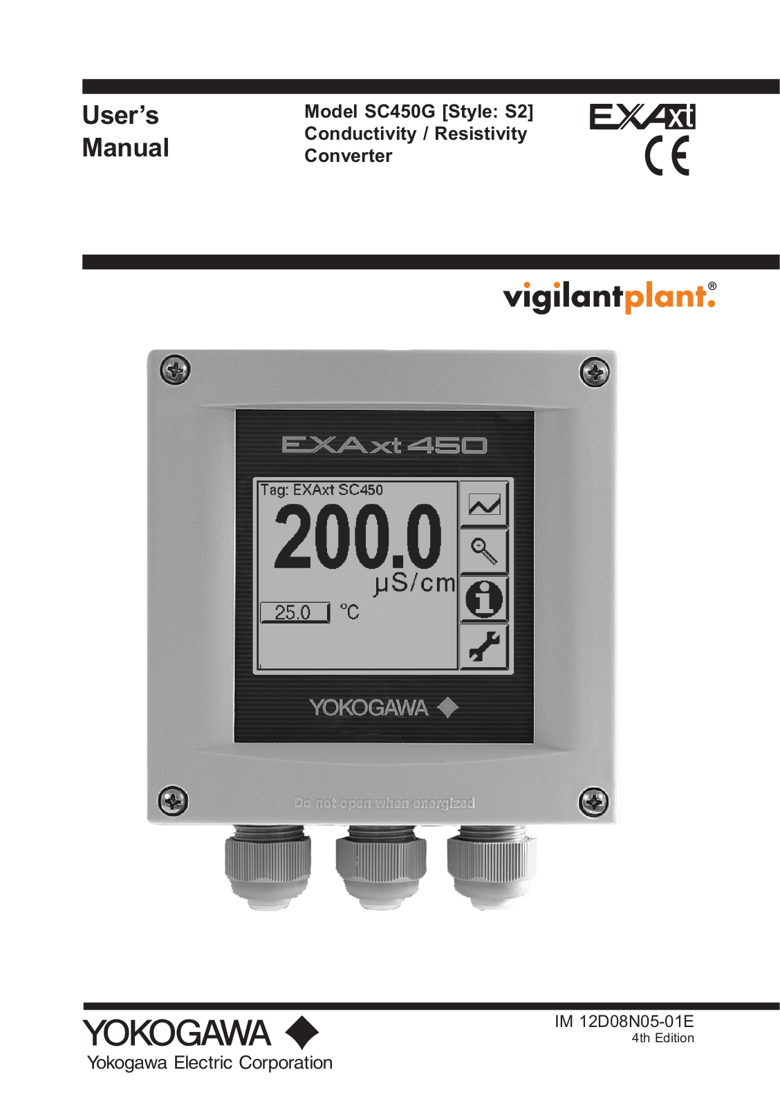 Yokogawa SC450 User Manual