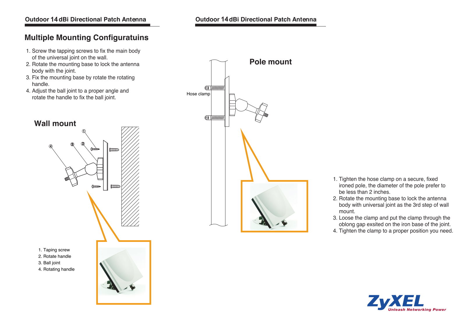 Zyxel ZYAIR EXT-109 specifcations