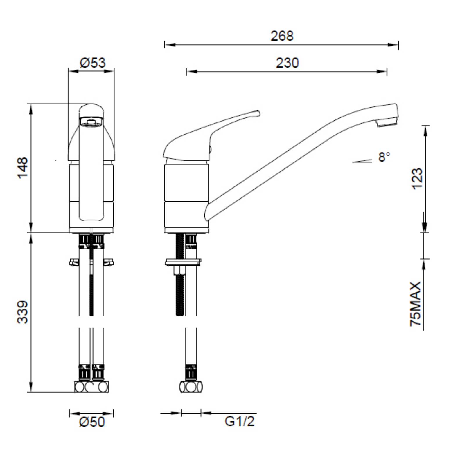 Abey ZE175LTW Specifications Sheet - ManualMachine.com