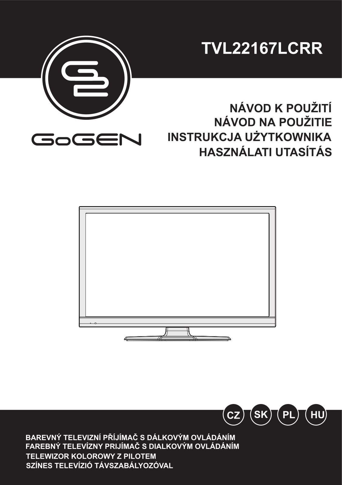 GoGen TVL 22167 LCRR User Manual