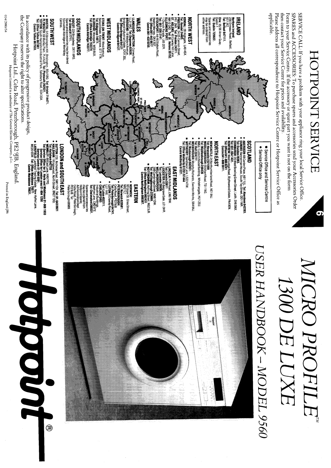 Hotpoint-Ariston HB9560 User Manual