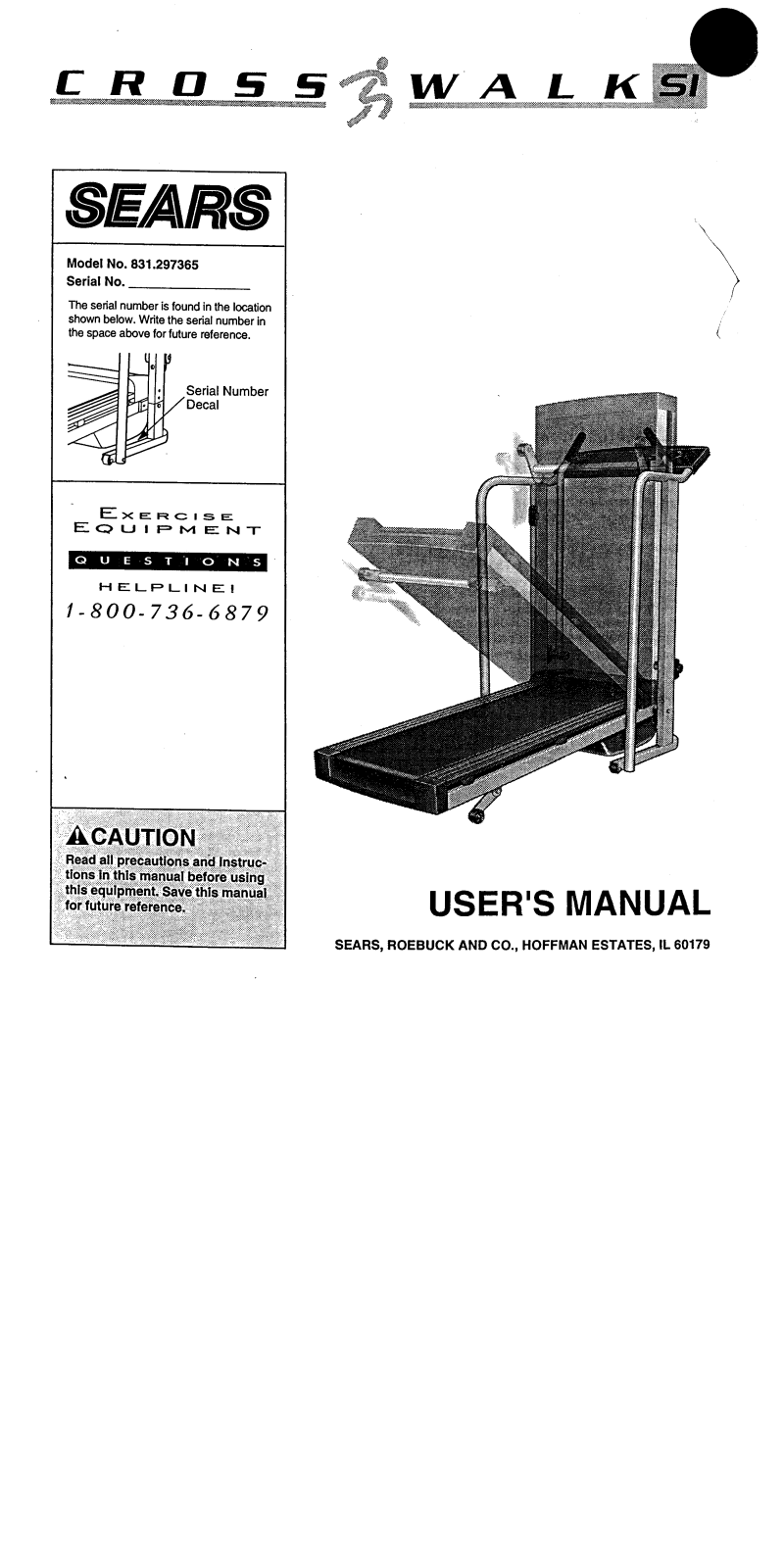 ProForm 297365 User Manual