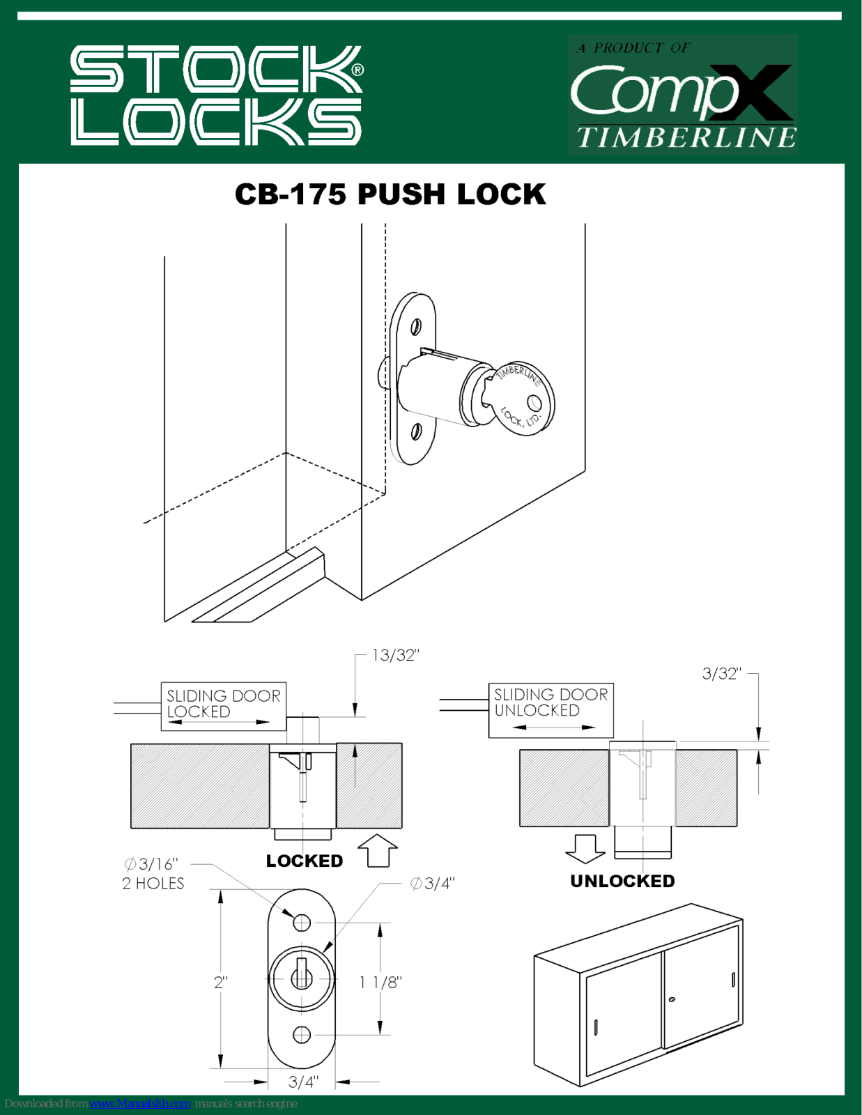 Stock Loks CB-175 Instruction Sheet - ManualMachine.com