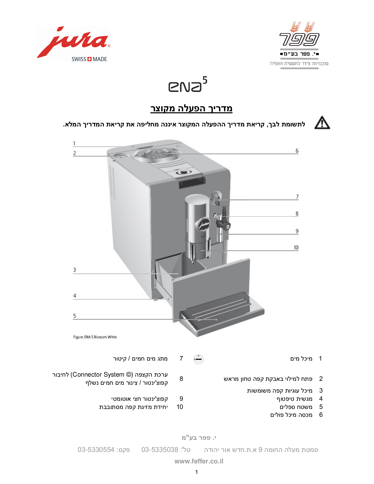 Jura ENA 5 User Manual