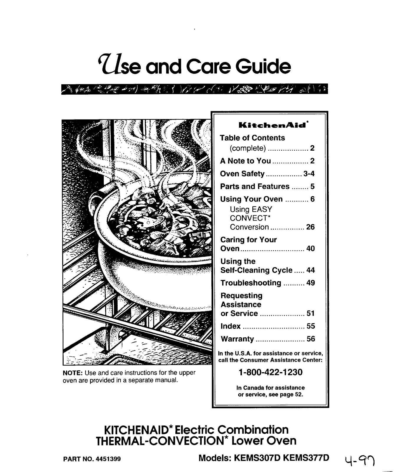 KitchenAid KEMS377DWH6 Owner's Manual