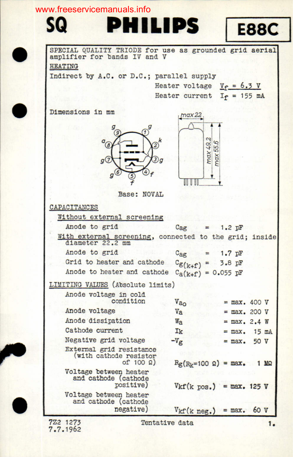 Philips e88c DATASHEETS