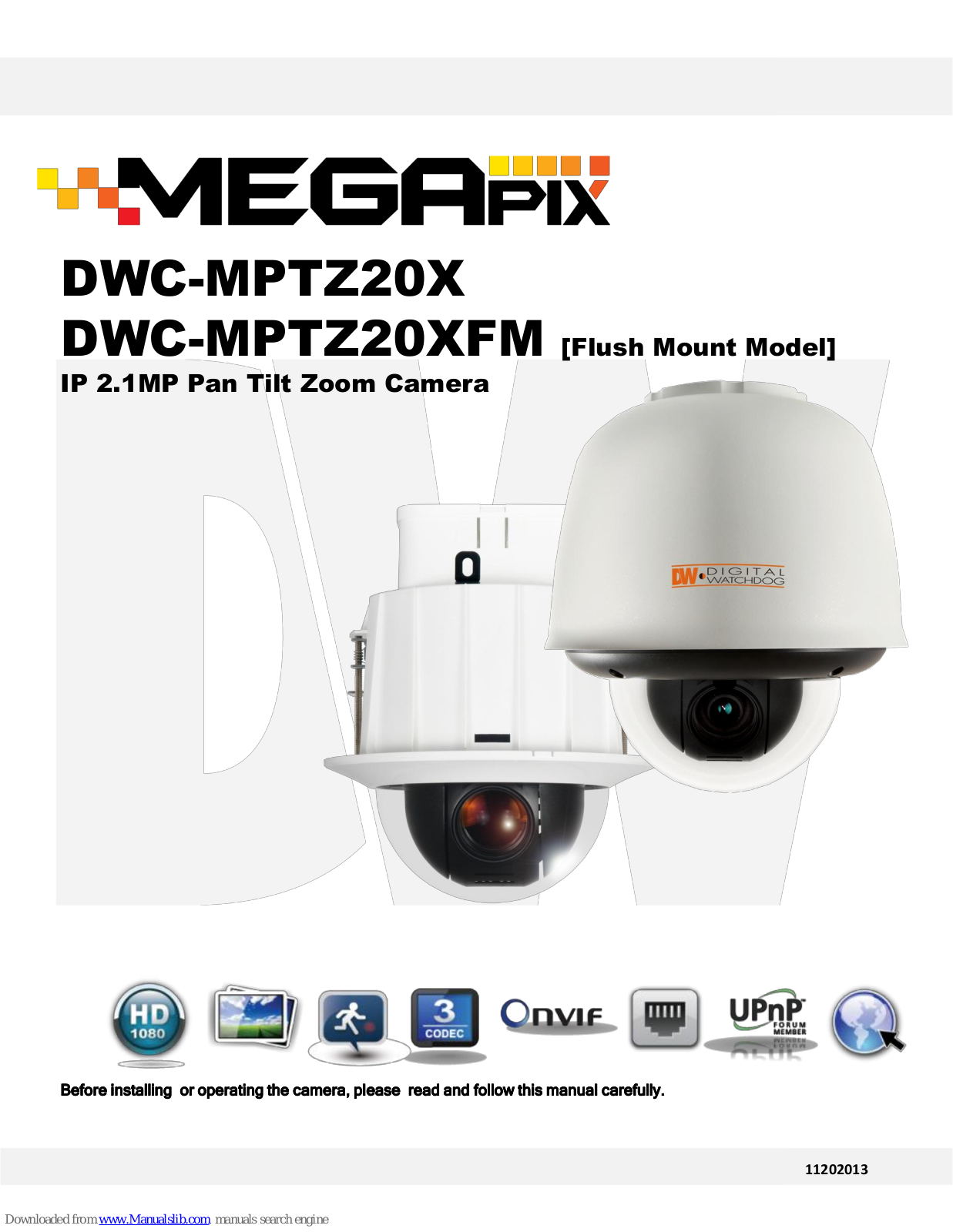 Digital Watchdog MEGApix DWC-MPTZ20XFM, MEGApix DWC-MPTZ20X User Manual