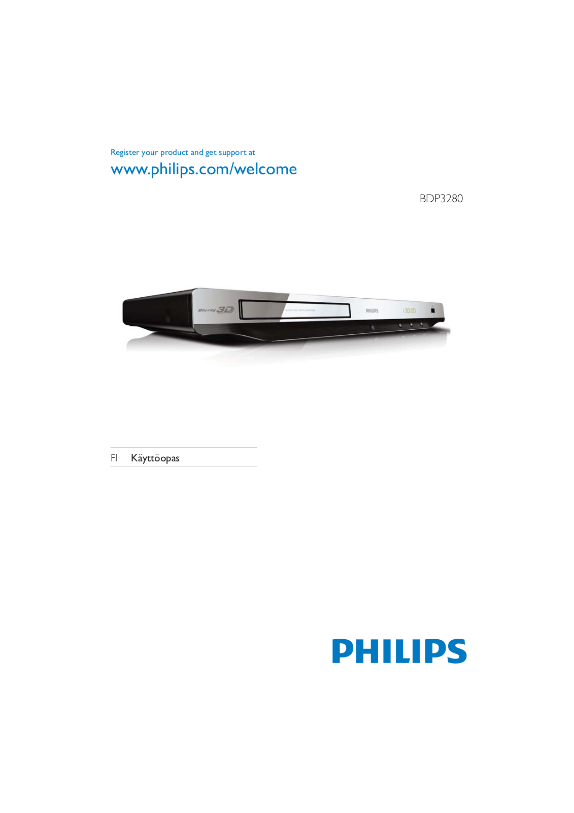 PHILIPS BDP3280 User Manual