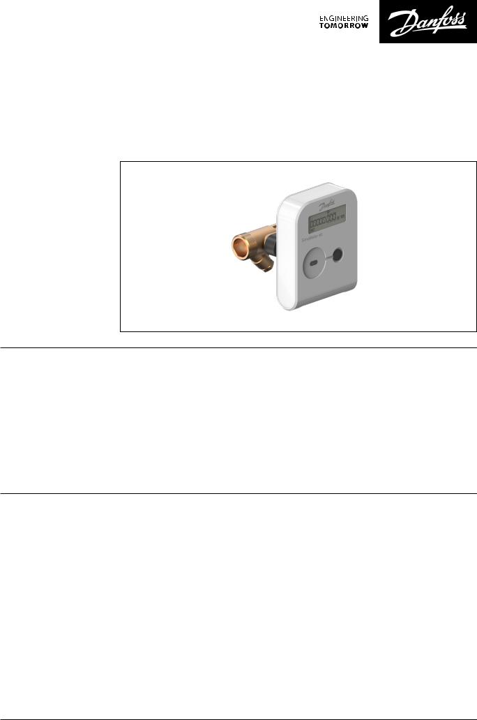 Danfoss SonoMeter 40, SonoMeter 40c Operating guide