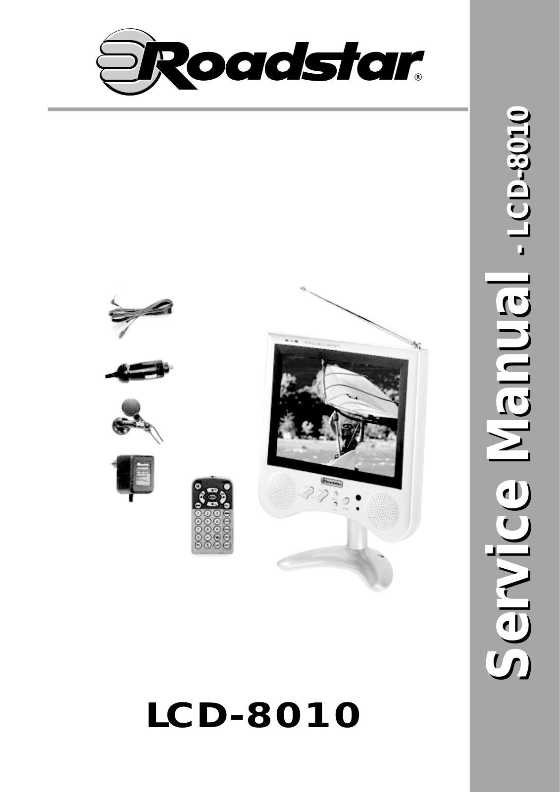 Roadstar LCD-8010 Schematic