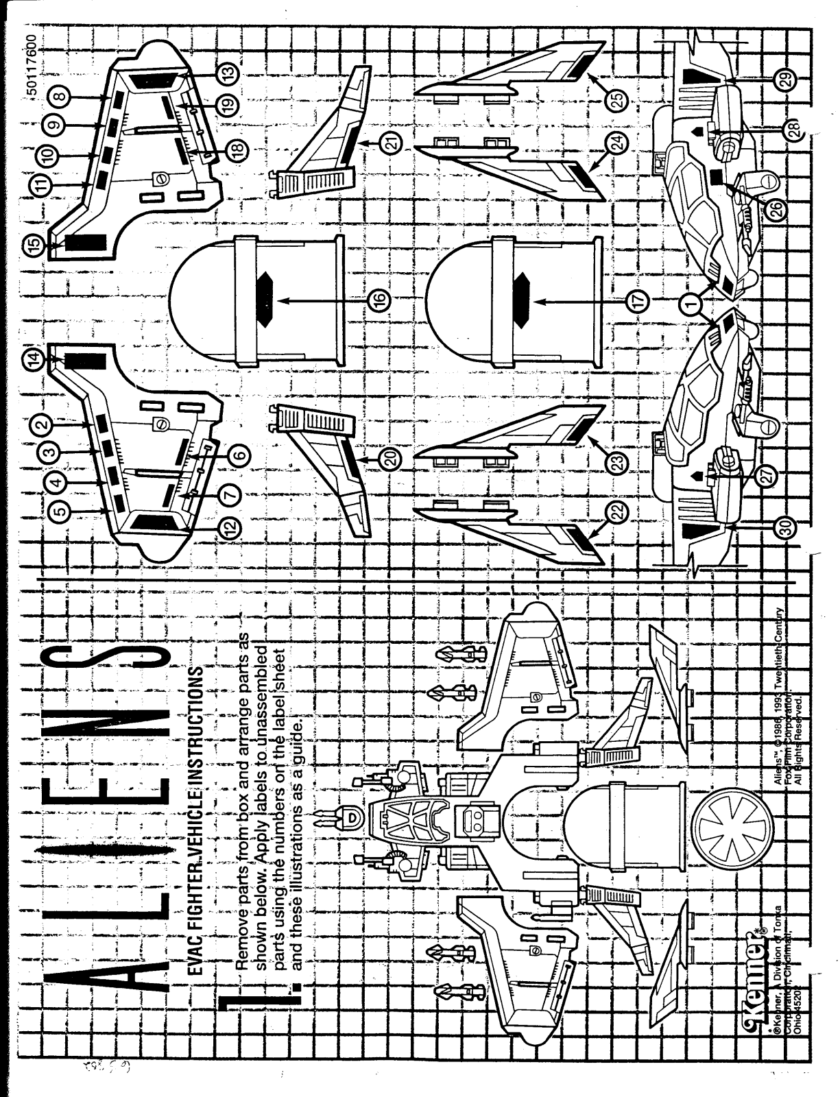 HASBRO Aliens Evac Fighter User Manual