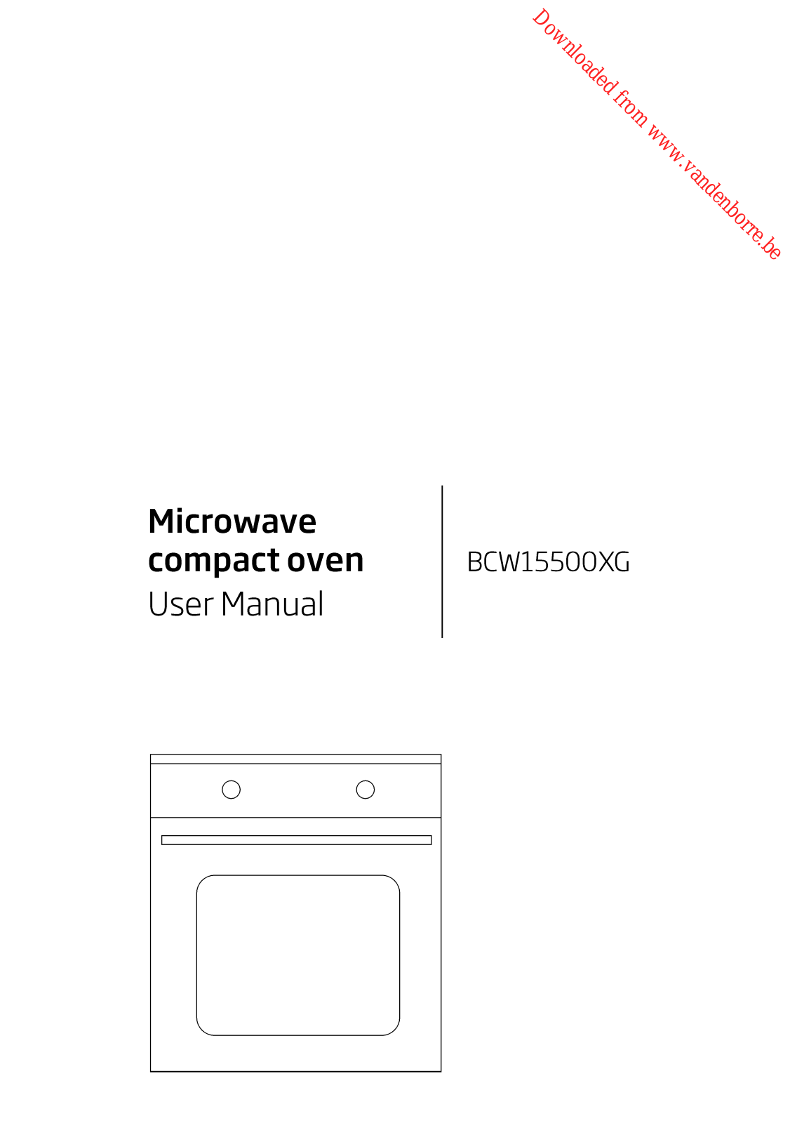 BEKO BCW 15500 XG User Manual