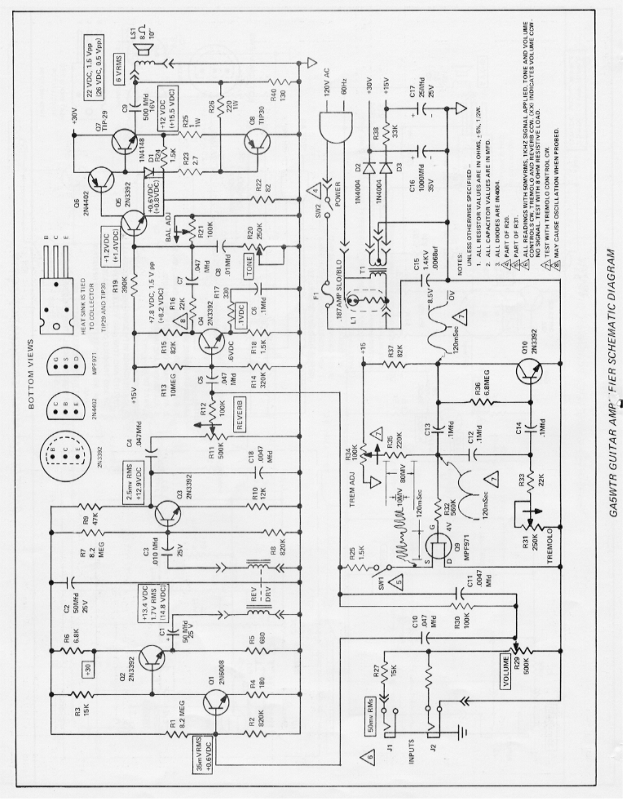 Gibson ga5wtr schematic