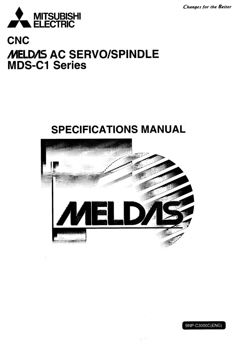 mitsubishi MDS-C1 Specification Manual