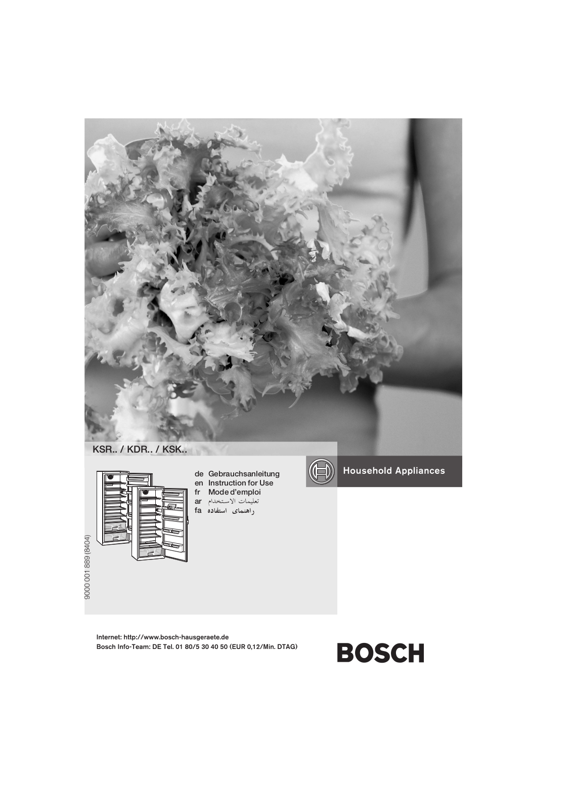 Bosch KDR40423SA User Manual