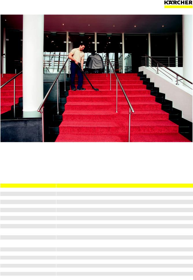 Karcher CV 60/2 RS Bp Pack Brochure