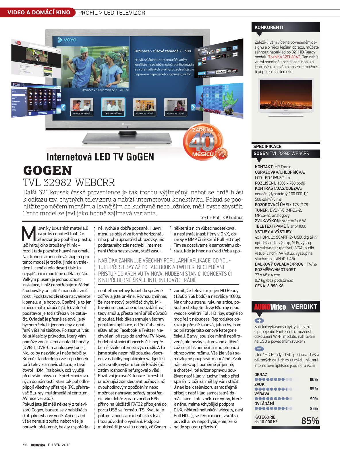 GoGEN TVL32982WEBCRR User Manual