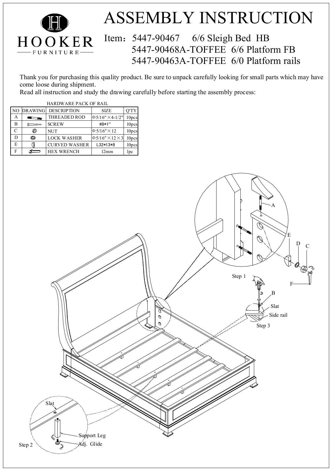 Hooker 5447-90467 Assembly