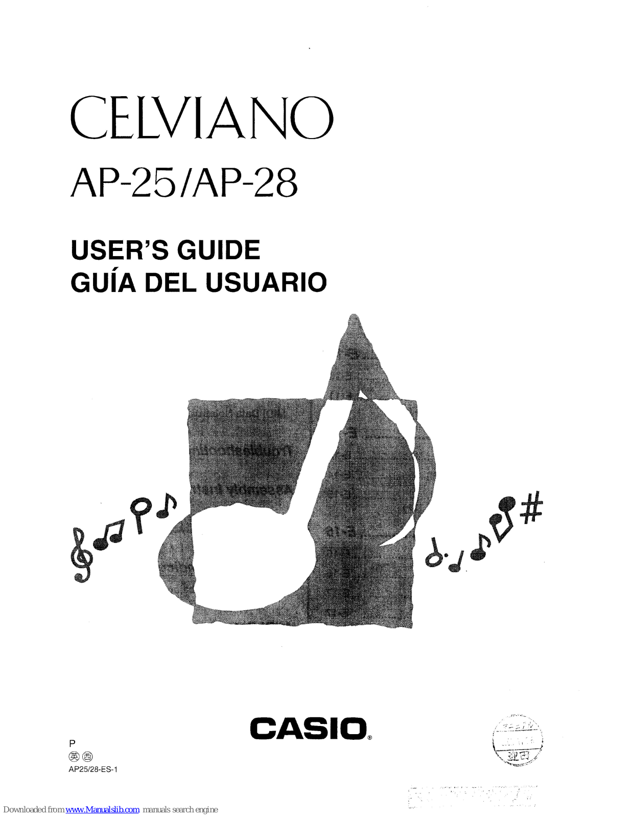 Casio Celviano AP-25, Celviano AP-28 User Manual