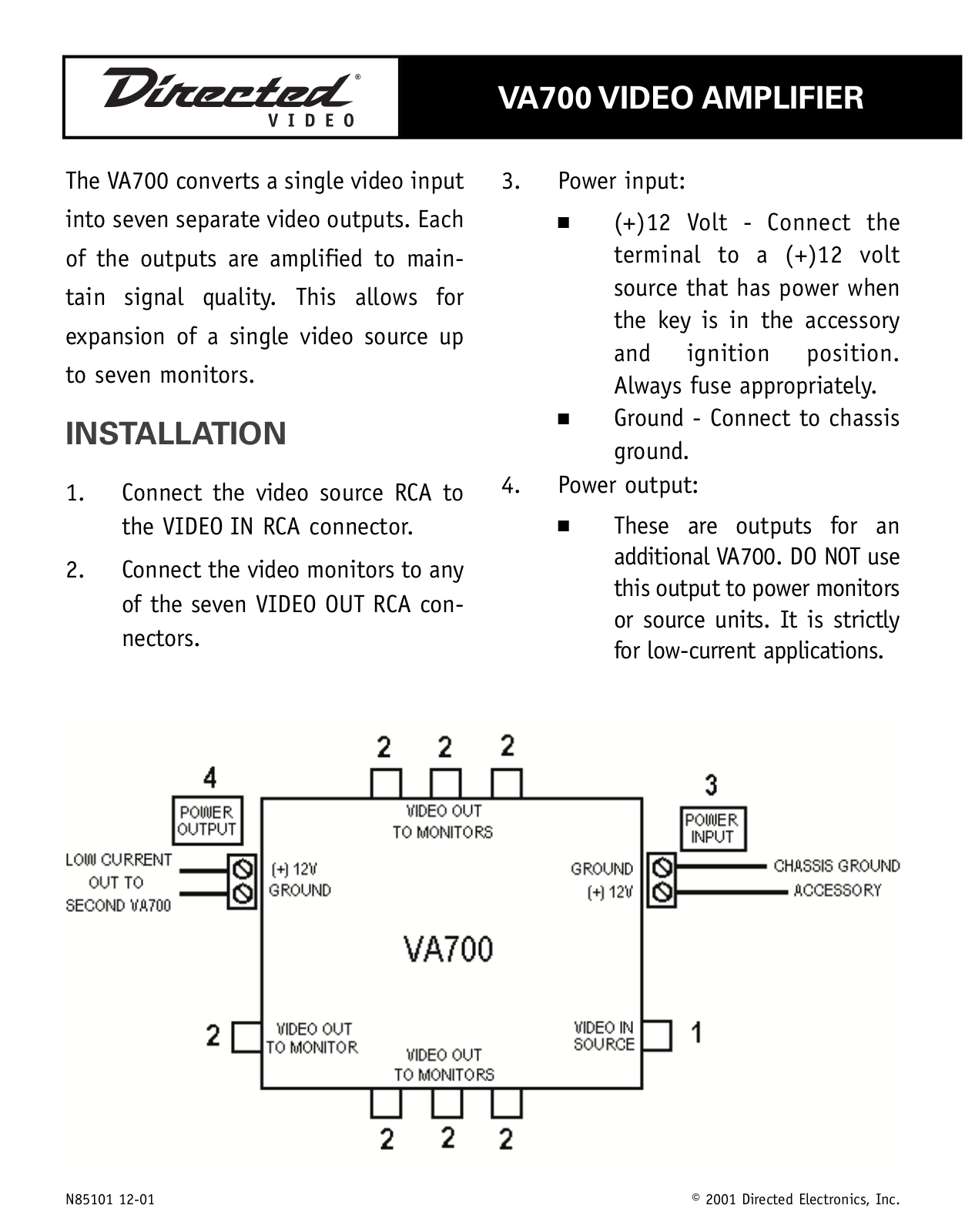 Dei VA700 User Manual - ManualMachine.com