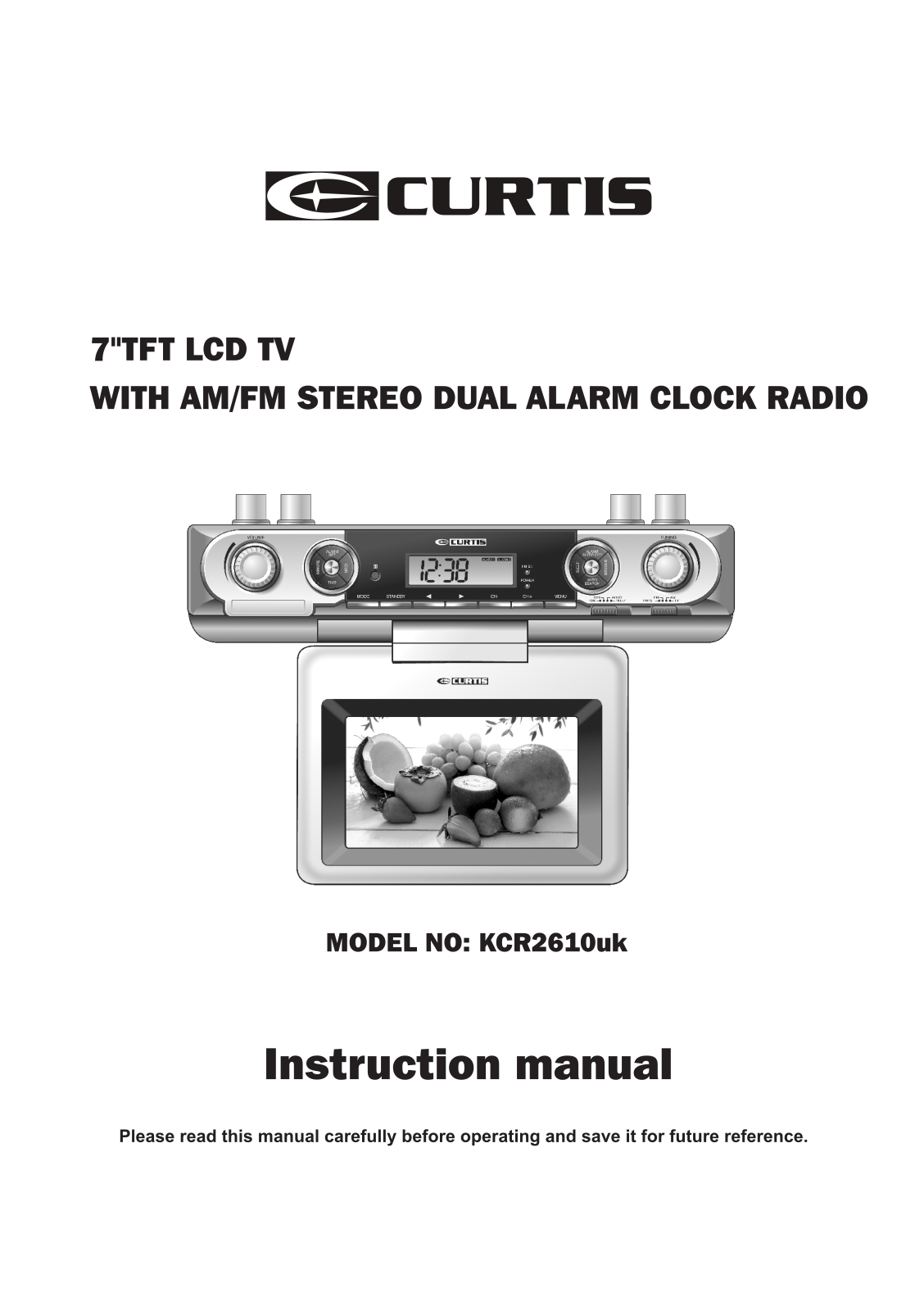 CURTIS KCR2610UK User Manual