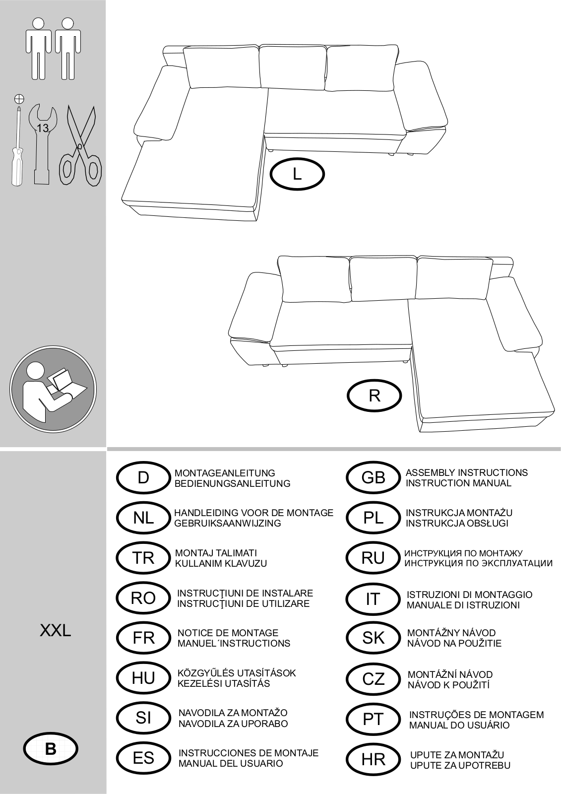 sit&more Labene Assembly instructions