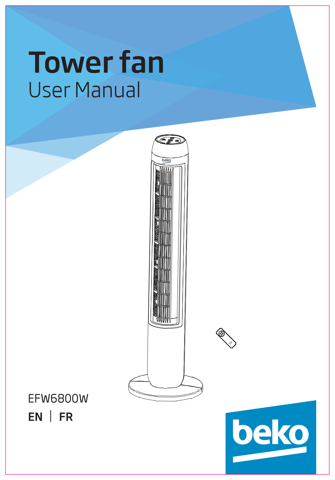 Beko EFW6800W User Manual